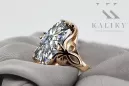Original Vintage 14K Rose Gold Zircon Ring Vintage craft vrc082r
